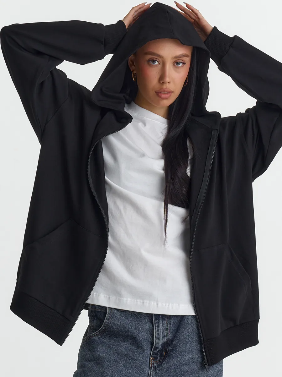 Зипка зип худи на молнии оверсайз