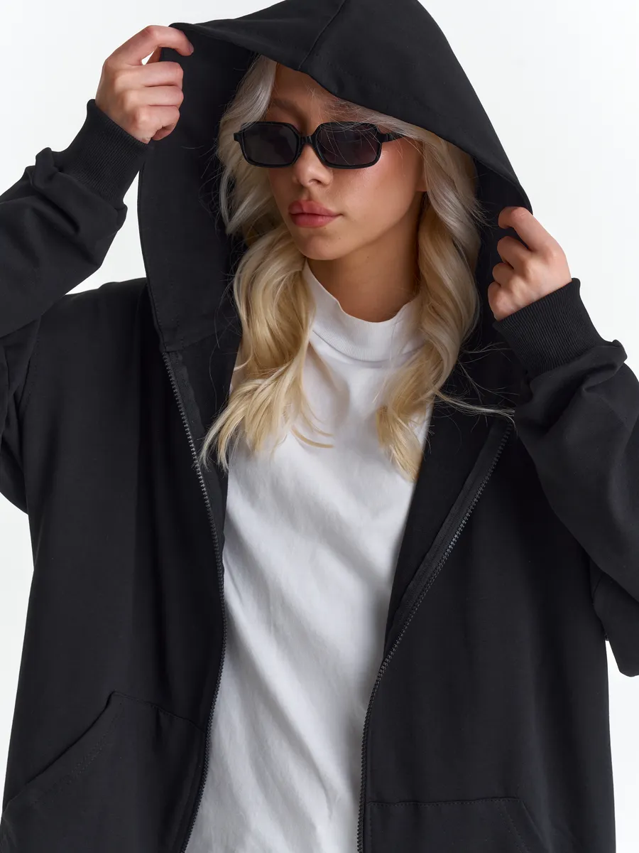 Зипка зип худи на молнии оверсайз